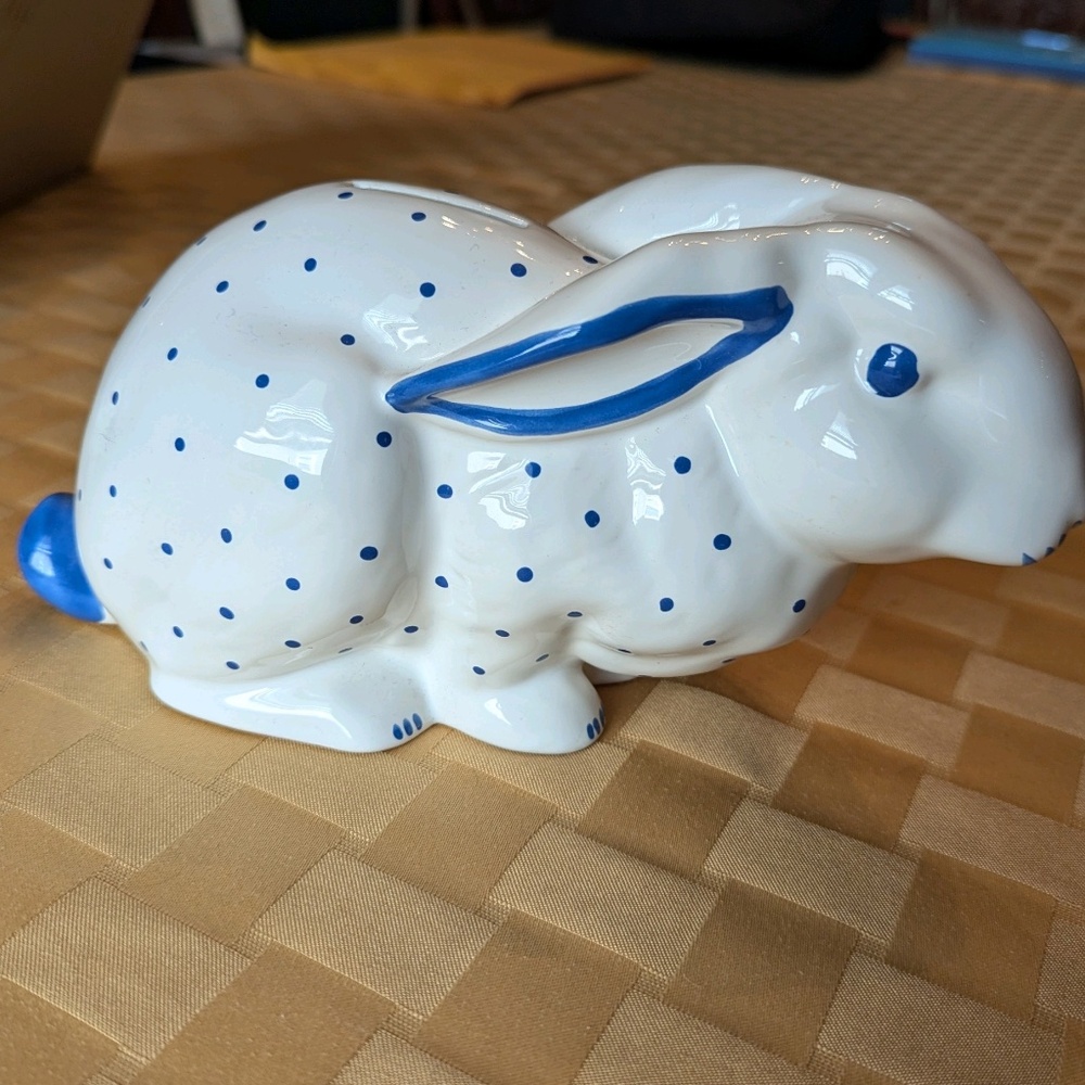 Tiffany China Bunny Piggybank